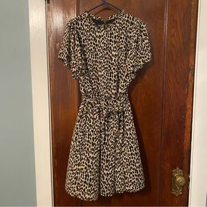 LOFT Leopard Print Dress